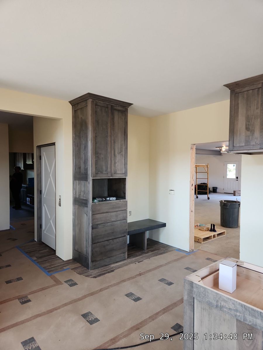 Custom Cabnet Installation for Cornerstone Builds in LaGrange, IN