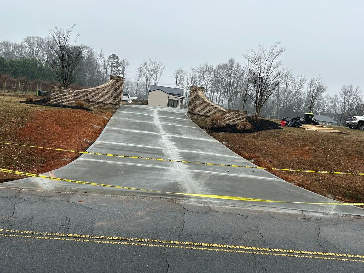 Concrete Driveway Installation for DH Construction & Concrete in Roebuck, SC