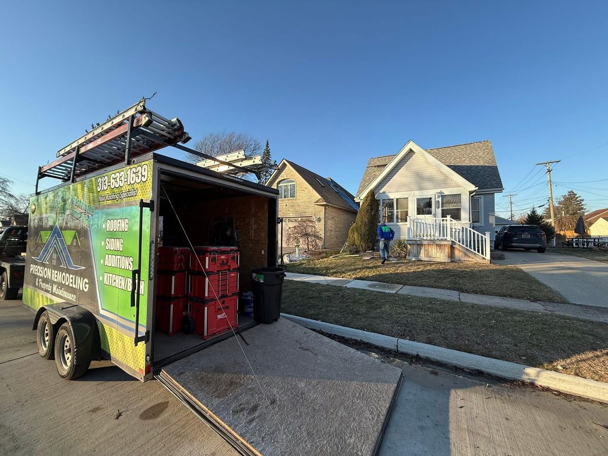 Roofing Replacement for Precision Remodeling and Property Maintenance  in Detroit, MI