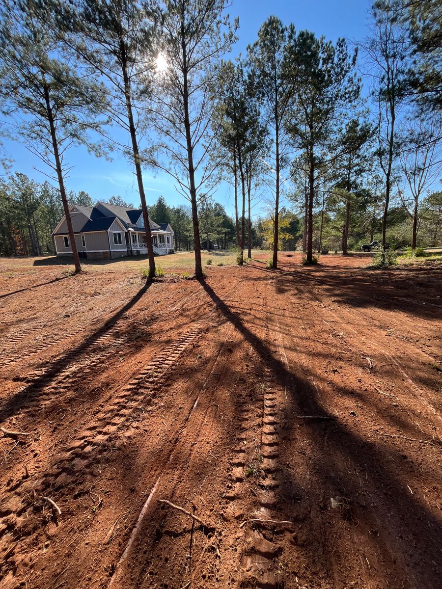 Residential Grading and Site Preparation for Beauchamp Construction LLC in Athens, GA