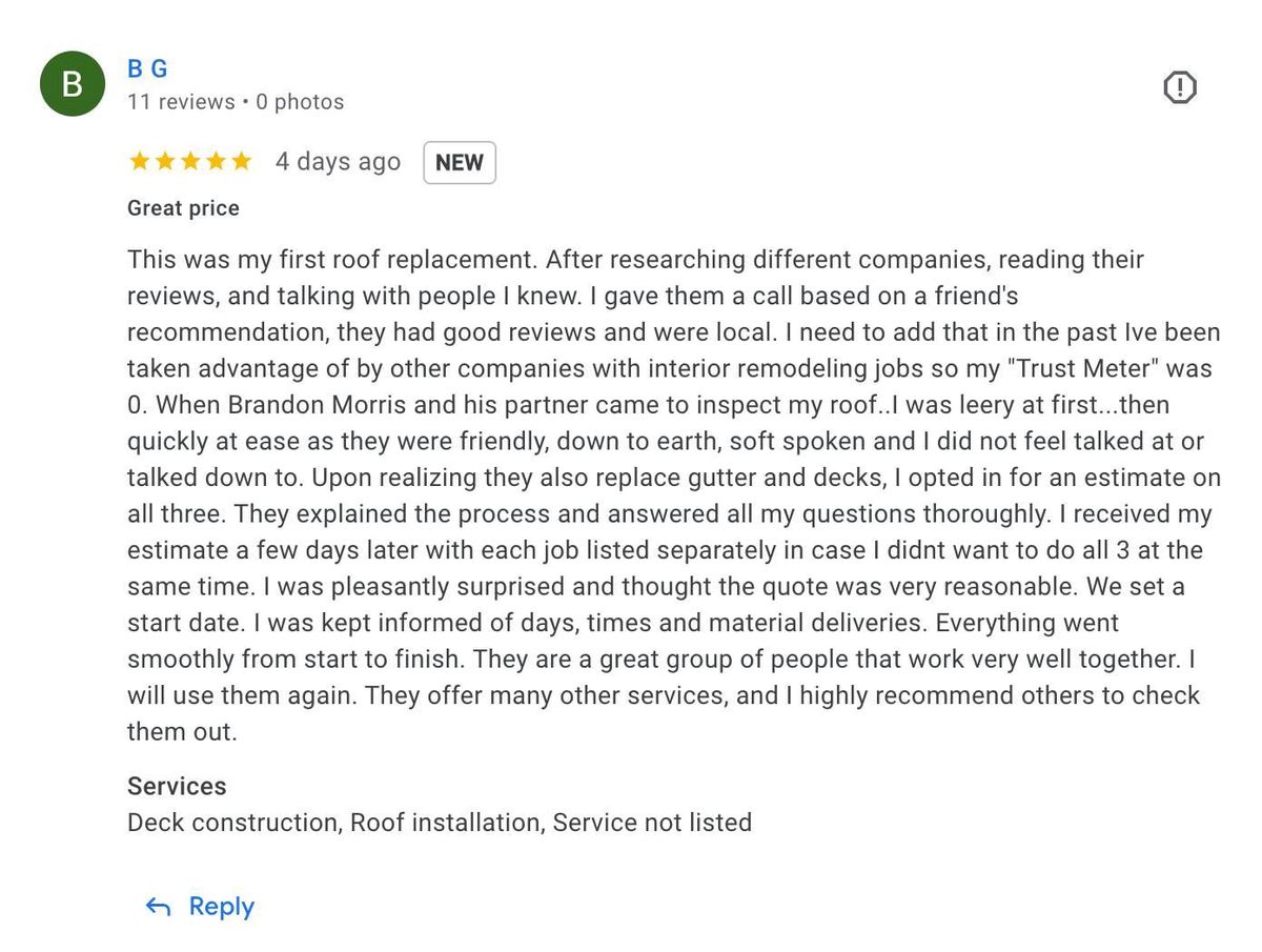 Deck Building for Frontline Roofing & Home Services in Shelbyville, KY