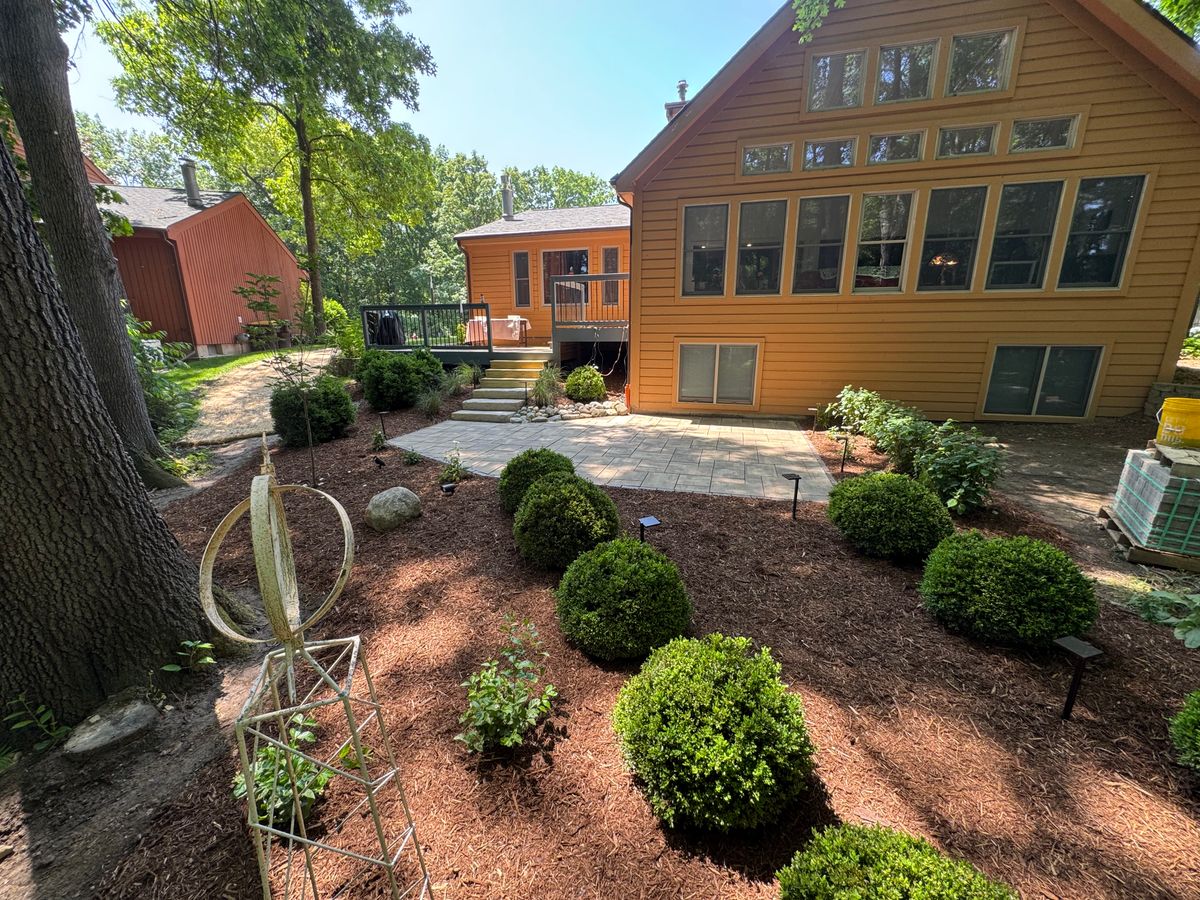 Flower Bed Installation for Hammond Landscape in Okemos, MI