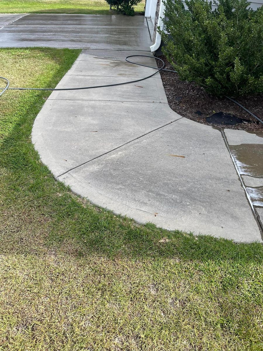 Hardscape Cleaning for Sabre's Edge Pressure Washing in Greenville, NC