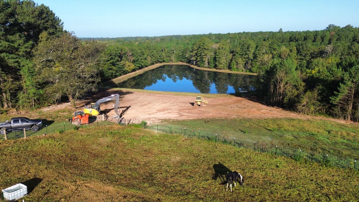 Pond Creation for Southern Land Improvements in Edgefield, SC