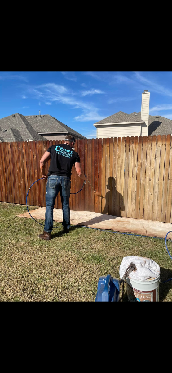 Fencing Installation for Champs Construction in Dallas, TX