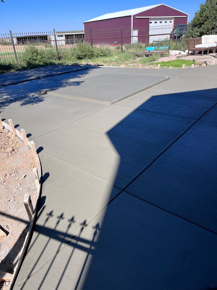 Sidewalk Installation for B&M Concrete LLC in Longmont, CO