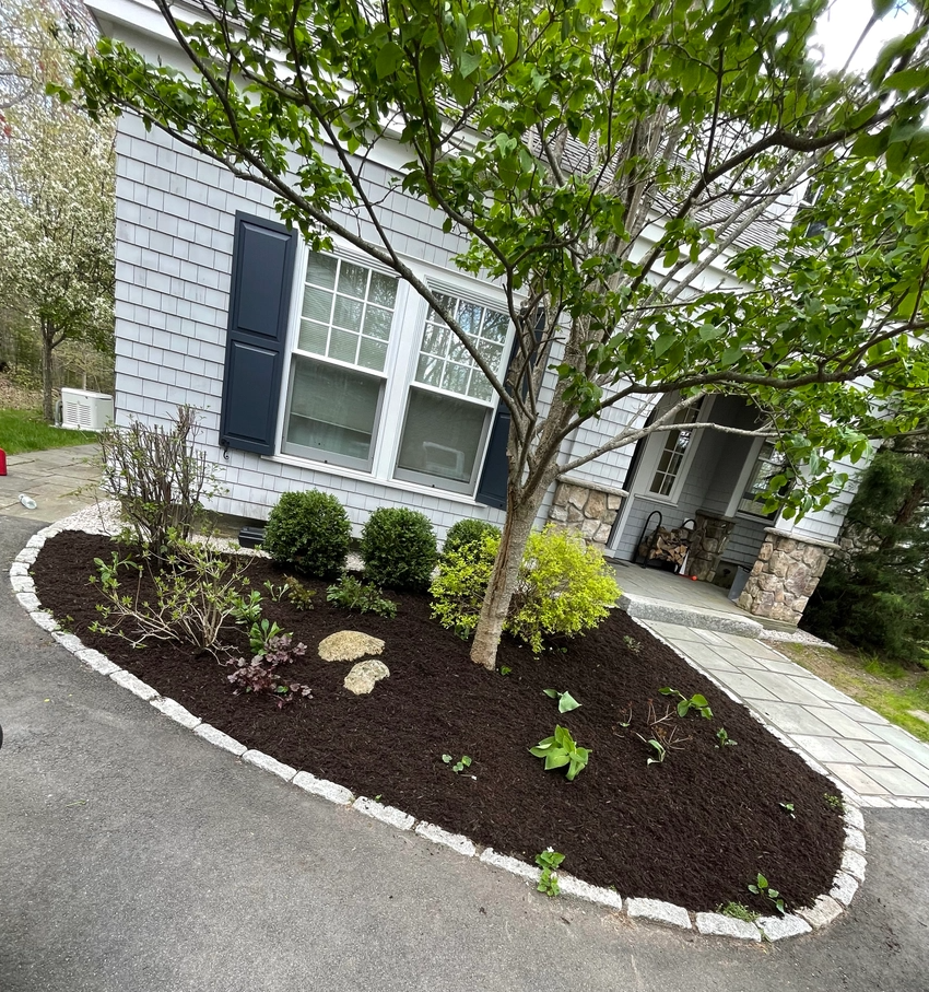 Mulching for Deering Ridge Landscaping in Waterboro, ME