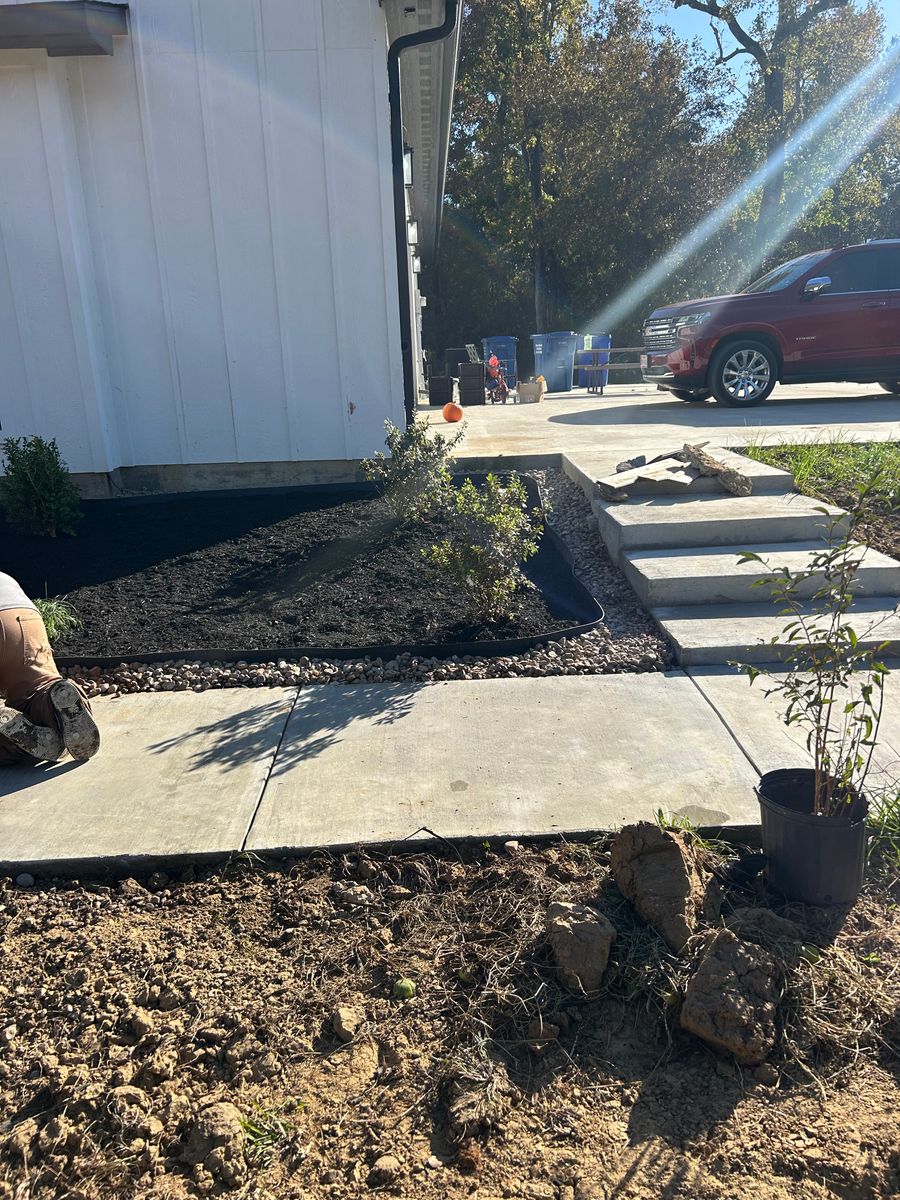 Sidewalk Installation for JR’s Construction and Fencing in Liberty, TX