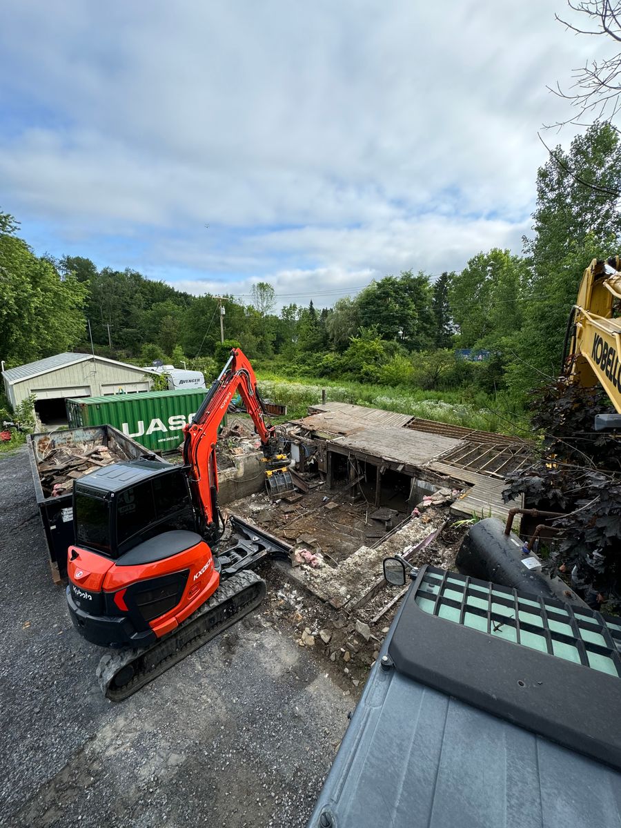 Demolition for Allstone Excavation in Rotterdam, NY