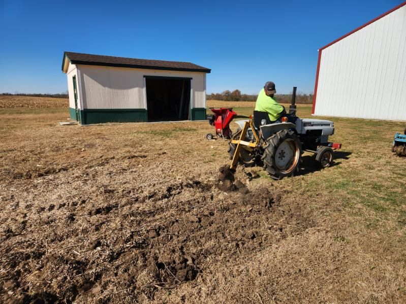 Tilling for Precision Excavating and Septic in Madrid, IA