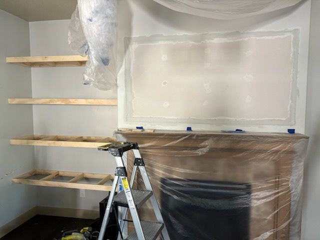 Wall Installations for Daniel Paints & Builds in Sandy, UT