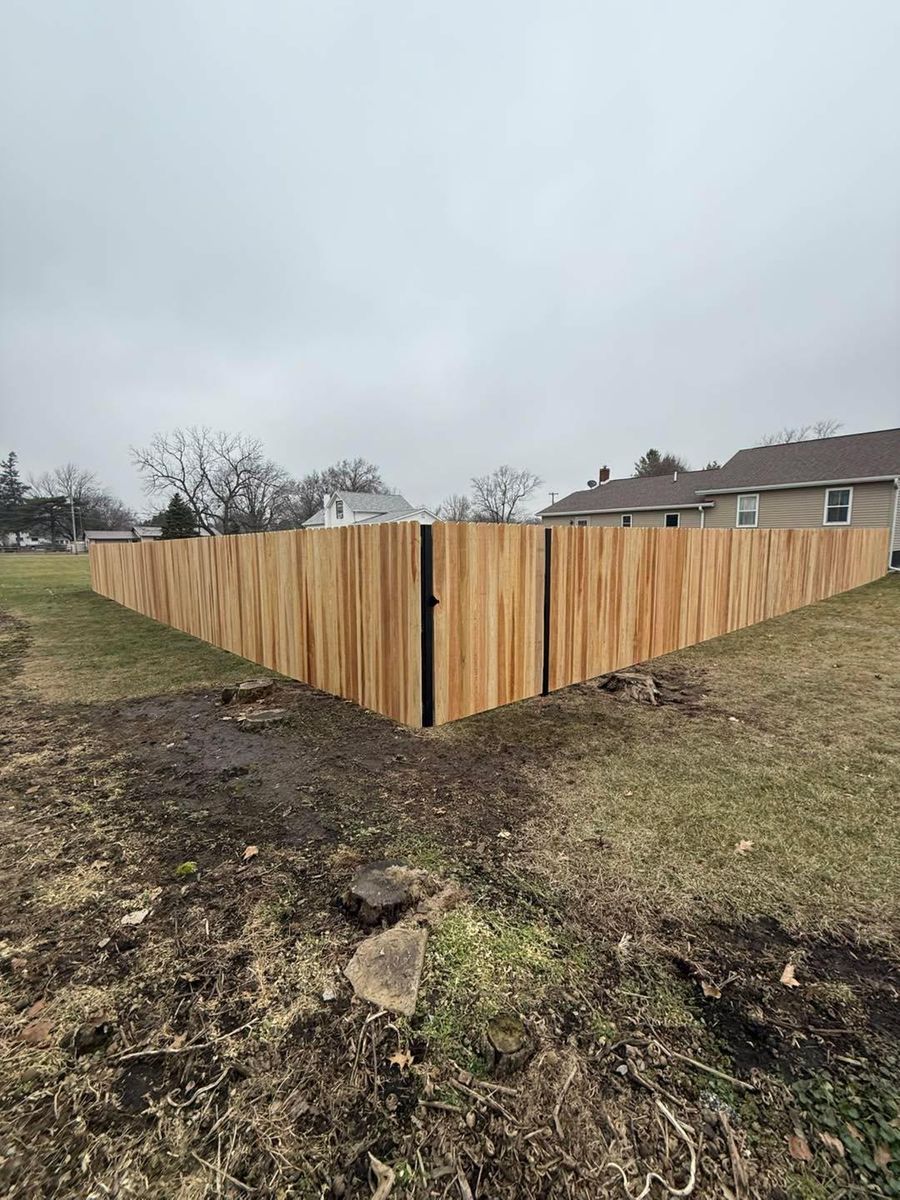 Wood Fences for Illinois Fence & Outdoors in Kewanee, IL