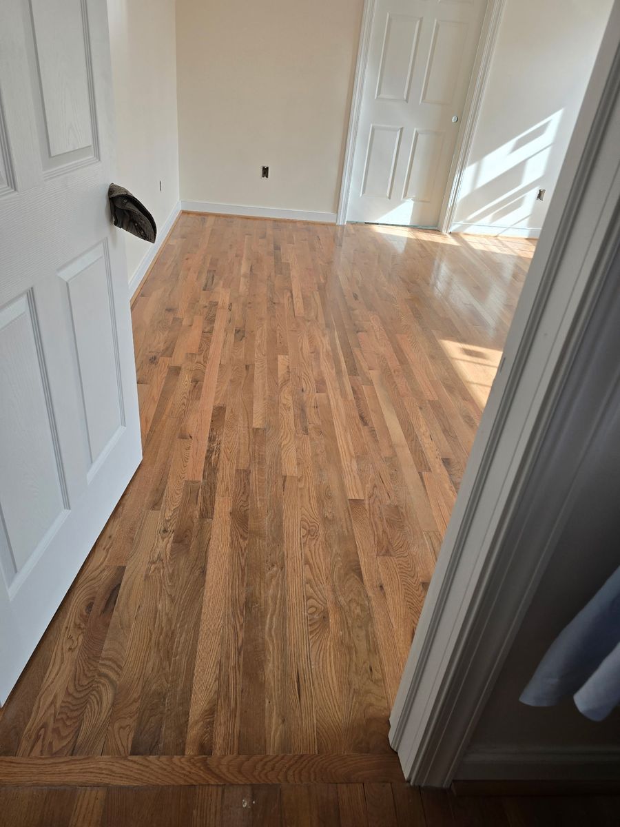 Refinishing hardwood flooring for Jason Tench Flooring LLC in Richmond, VA