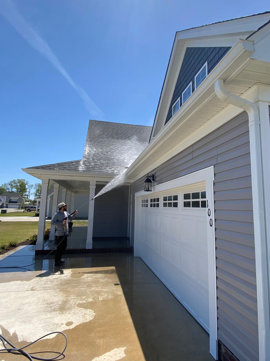 Home Soft Washing for Prime Time Pressure Washing & Roof Cleaning in Moyock, NC