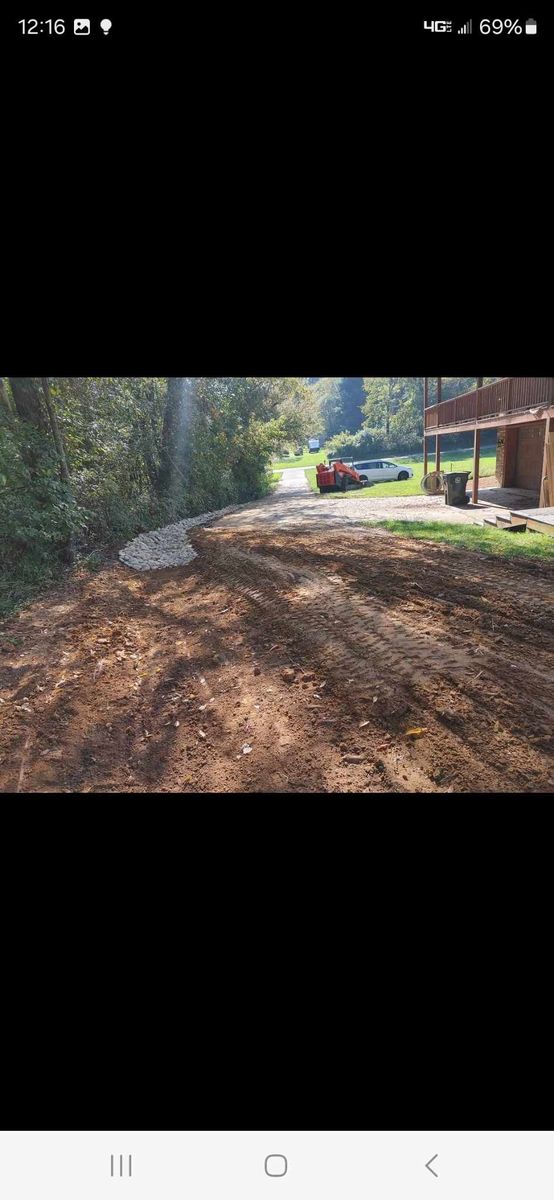 Grading for M&L Lumber and Excavating in Jonesborough, TN