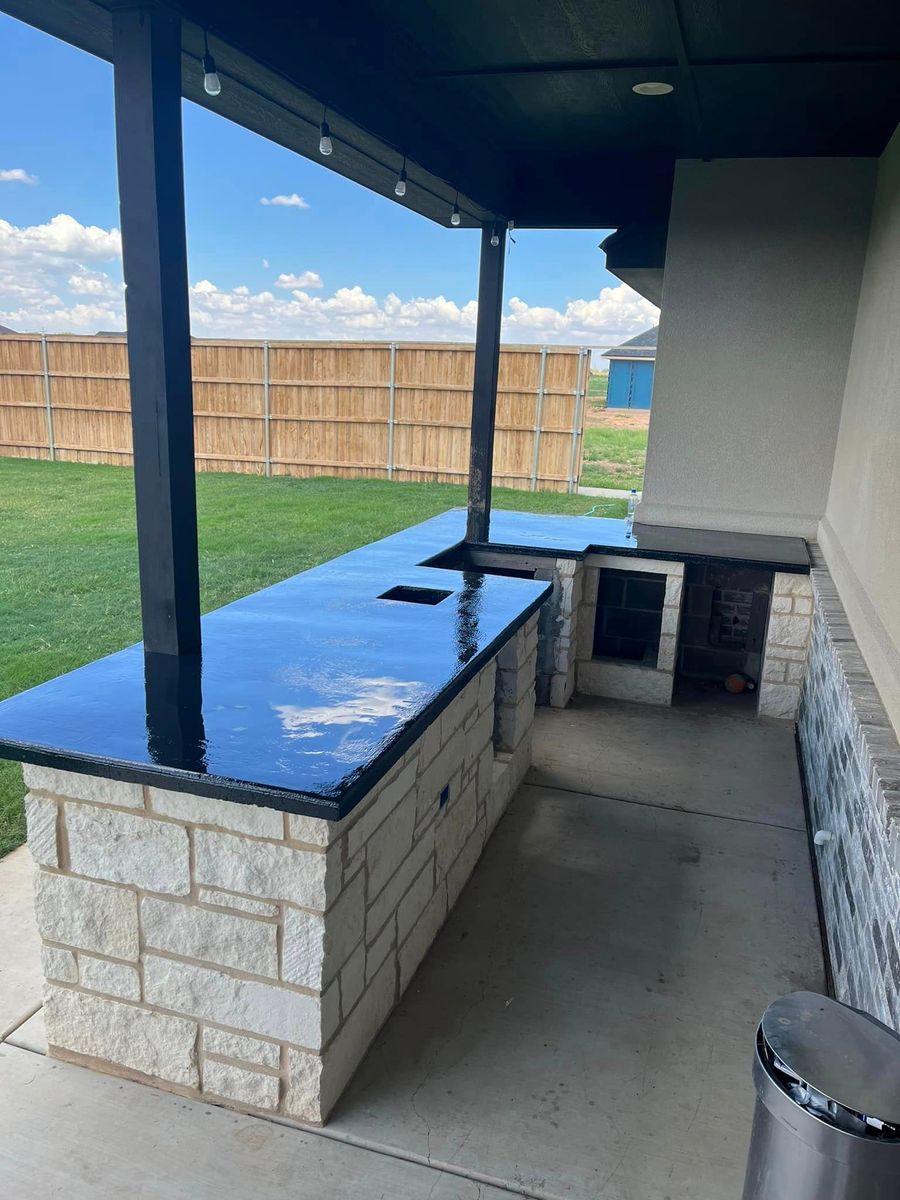 Outdoor Kitchens, Fire, and Water Features for Kings Outdoor in Amarillo, TX