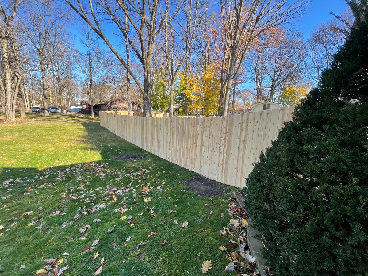 Fence Installation for TMF Services in Lapeer County, MI