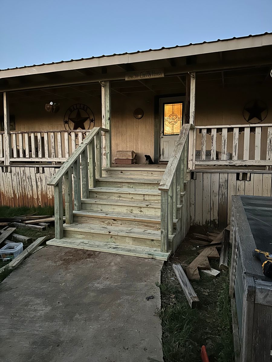 Deck Installation for Timberline Deck & Patio in Covington, TX