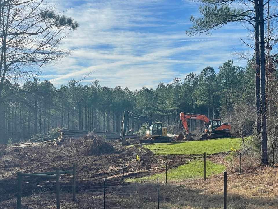 Site Preparation for Southern Land Improvements in Edgefield, SC