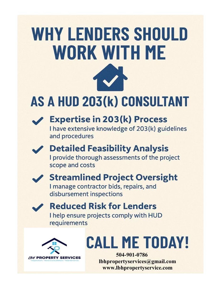 Property Maintenance & Improvements for LBH Property Services in New Orleans, LA