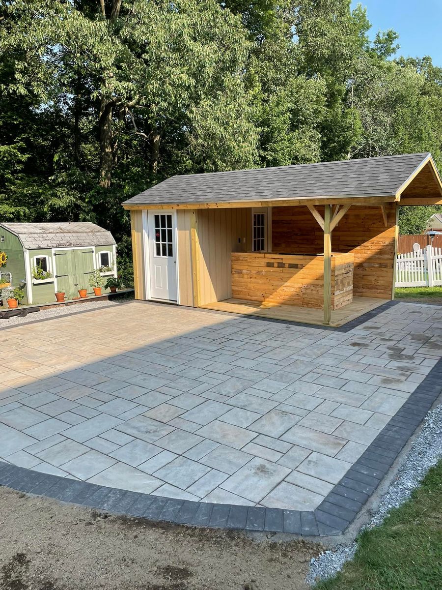 Patio Design & Construction for Z. Hastings Landscape Construction in Templeton, MA