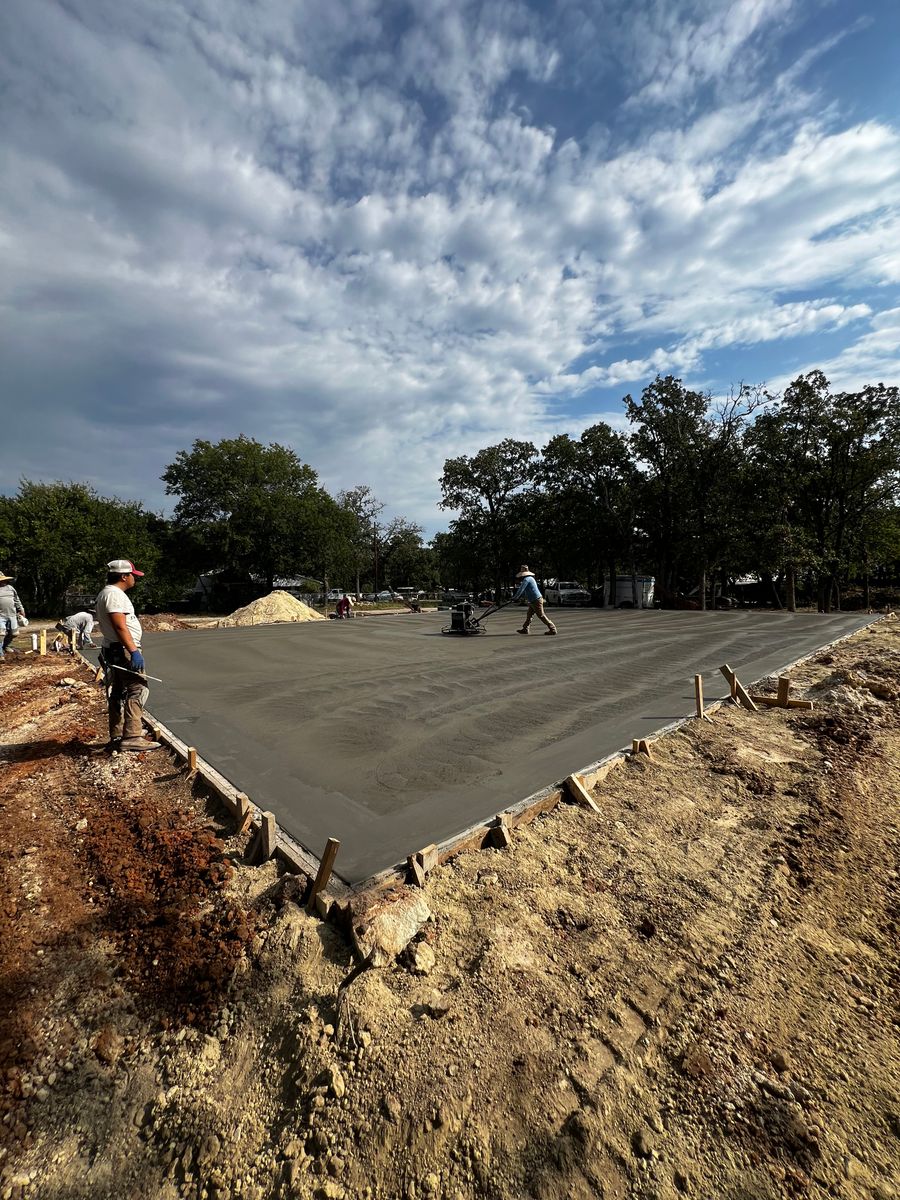 Concrete Foundations for BW Concrete Contracting LLC in Fort Worth, TX