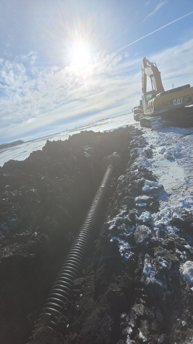 Site Grading for Middle Fork Xcavating in Atwater, MN