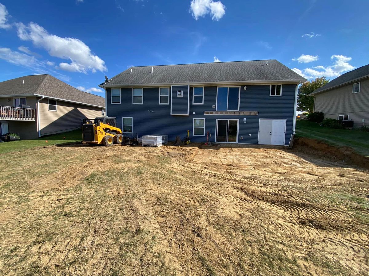 Driveway Install for TDC Excavating in Dubuque, IA