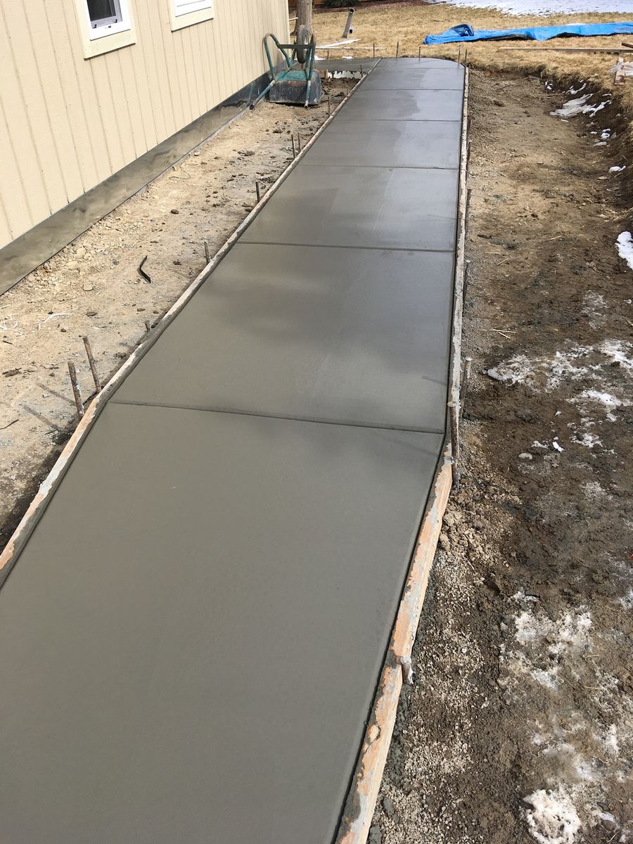 Sidewalk/Walkways Installation for RE Concrete LLC in Aspen, CO