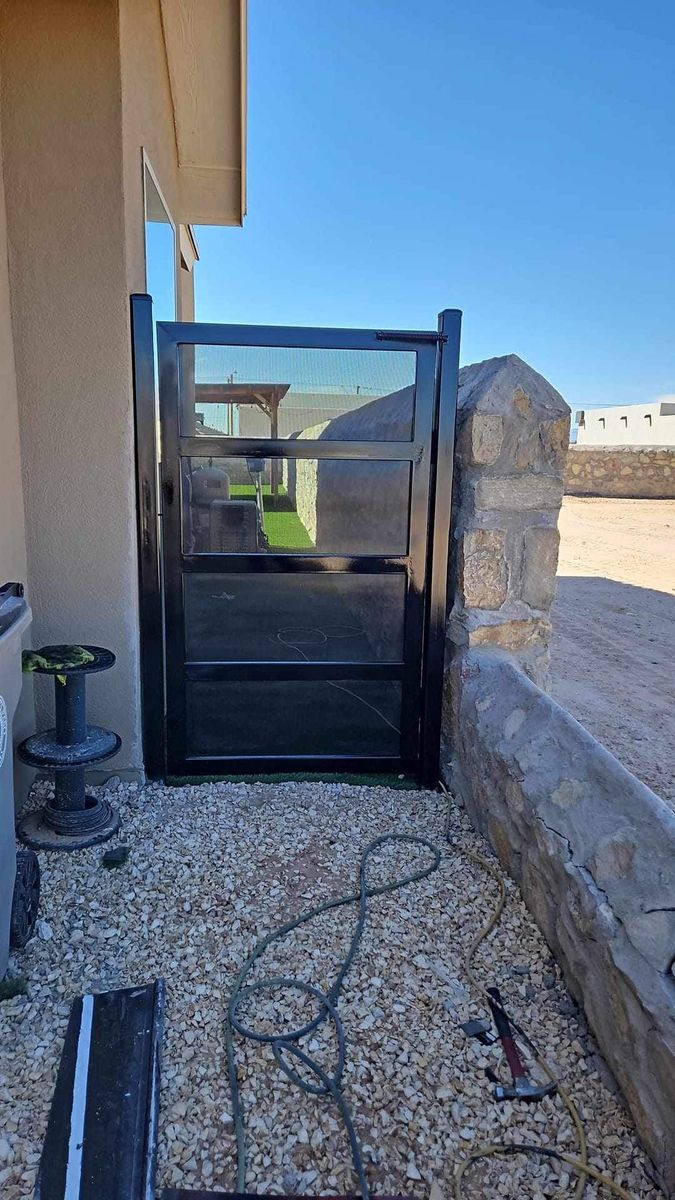 Iron Work for Inova Hardscape in El Paso, TX