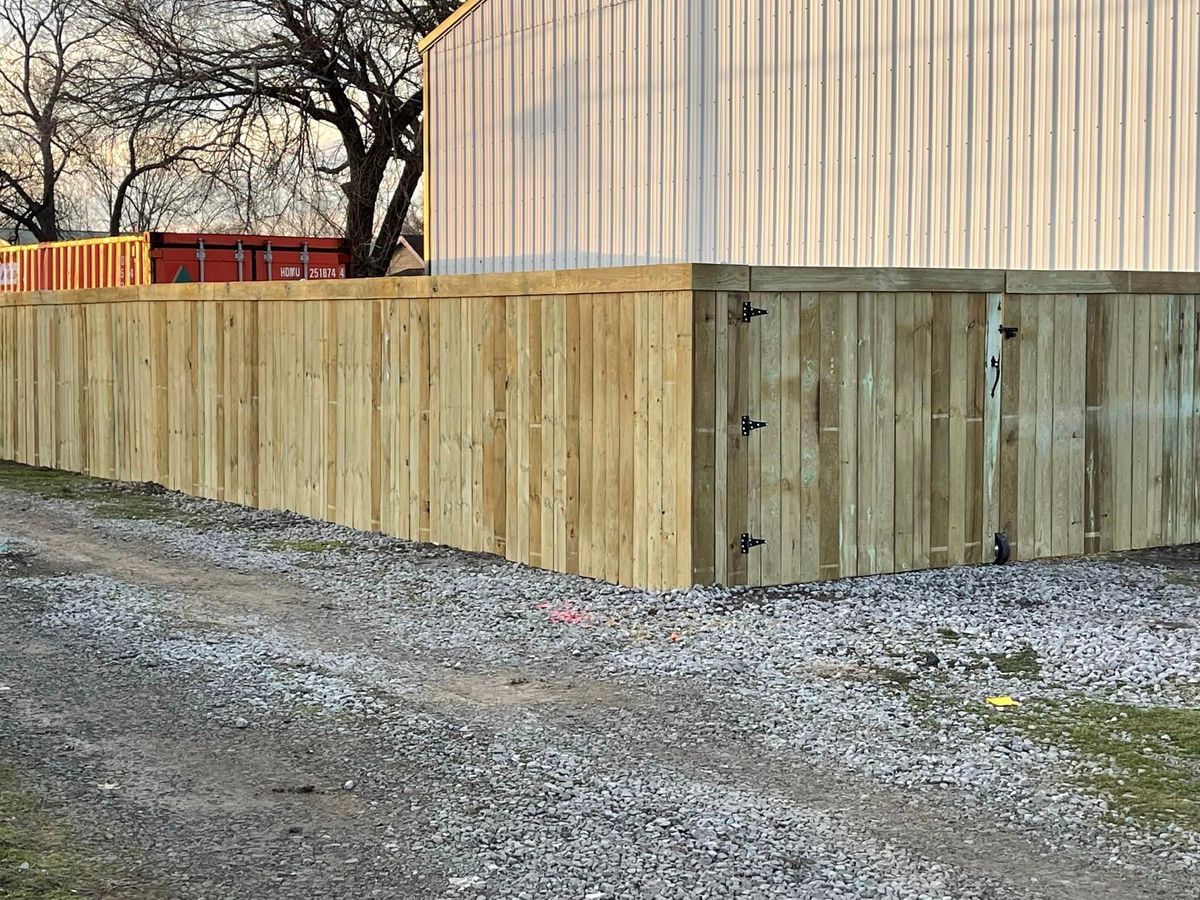 Fence Installation for MD Contractors and Construction LLC in Henryetta, Oklahoma