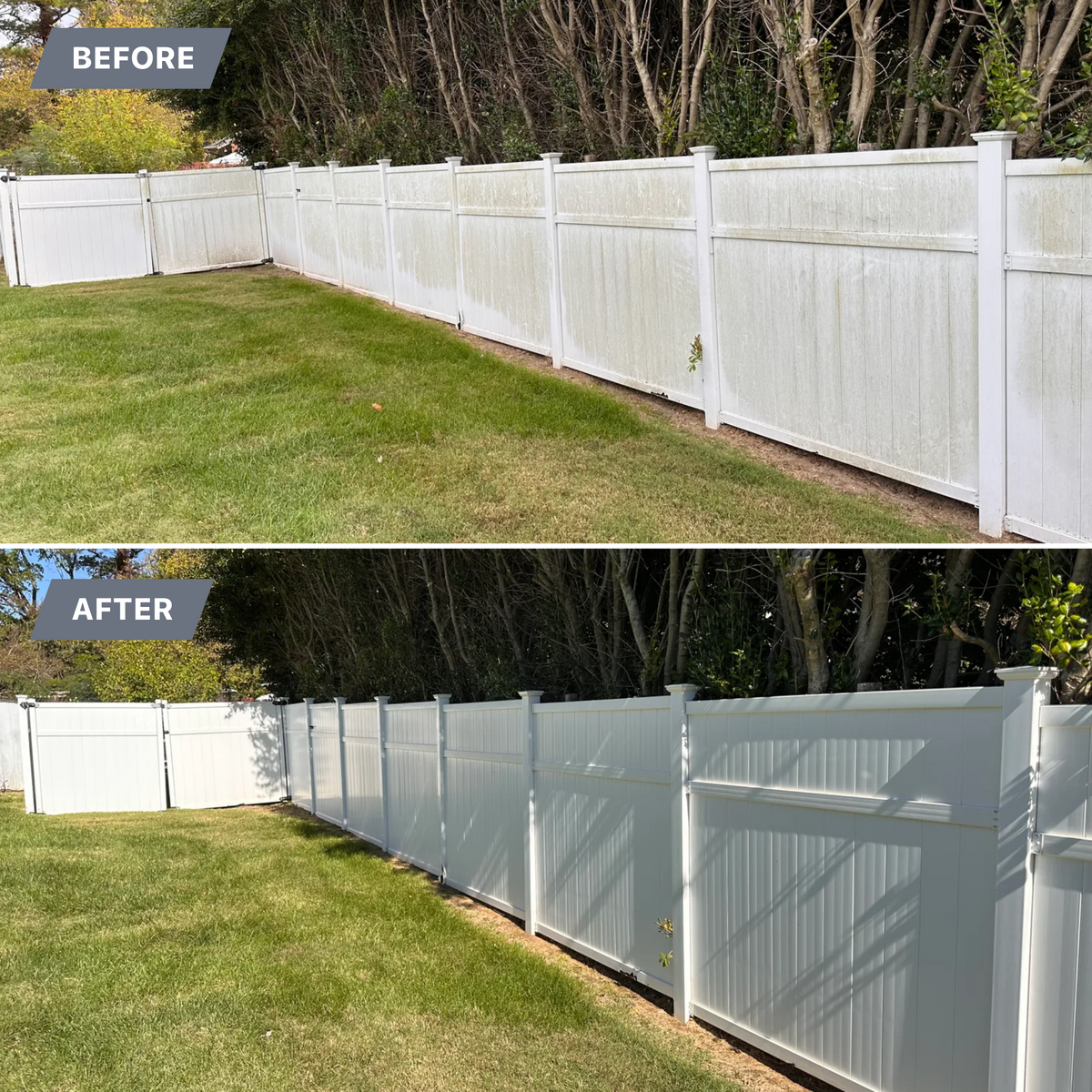 Fence Washing for LeafTide Solutions in Richmond, VA