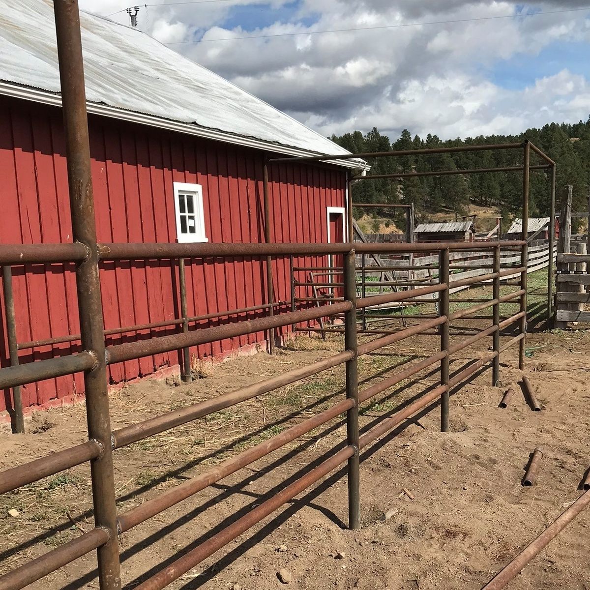 Pipe Fence Welding for Bullseye Services in Goodland, KS