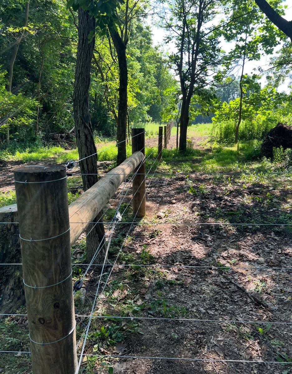 Fence Installation for Double H Fencing in Hartville, OH