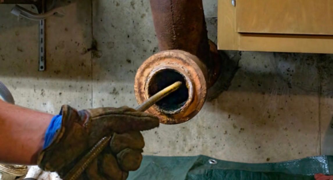 Snaking Main Sewer Line for Nicks Sewer and Drain Cleaning in Ridgefield Park, NJ