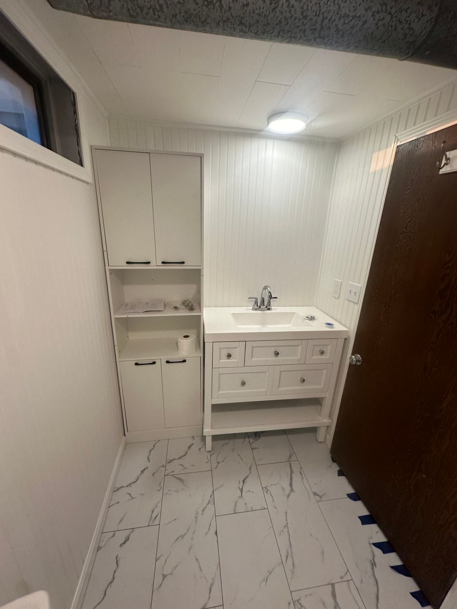 Bathroom Renovation for Zimmer Construction & Remodeling in WaKeeney, KS