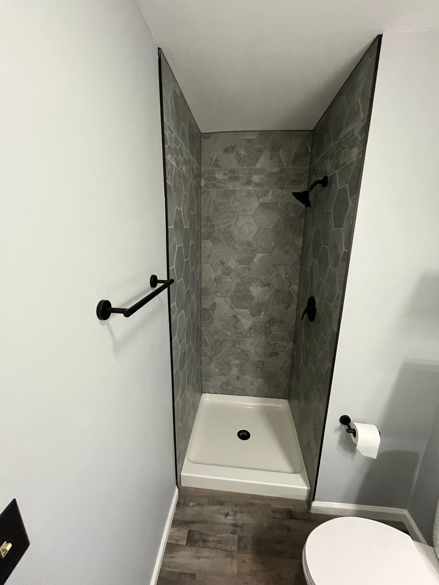 Bathroom Renovation for Kong Construction INC in Dwight, IL