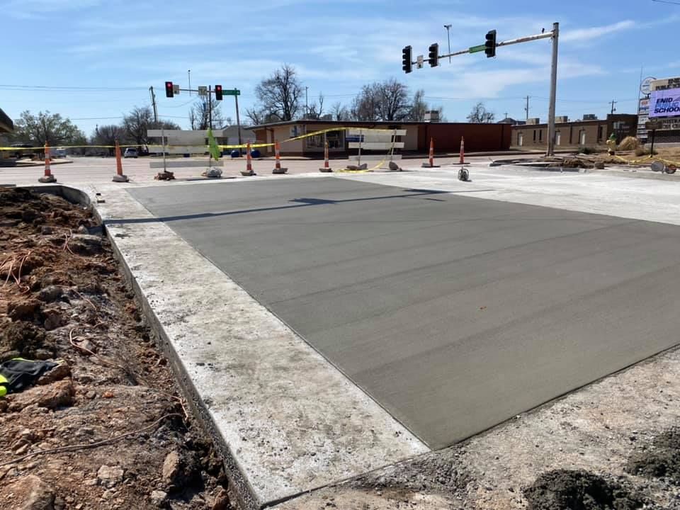 Driveway Design & Build for JMB Concrete Construction in Enid, OK