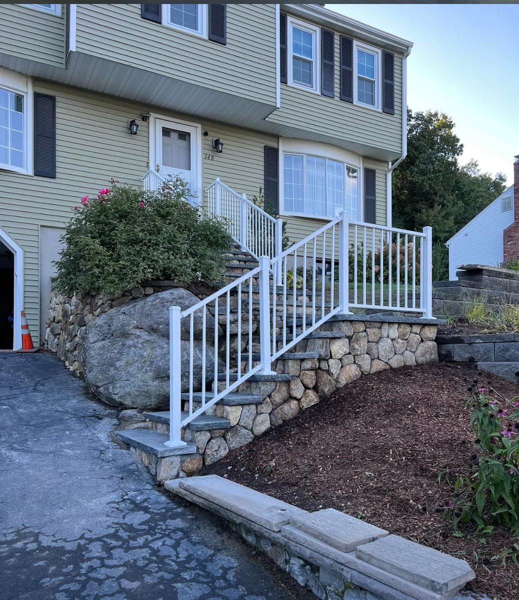 Patio Design & Construction for Gonsalves Masonry & Construction in Maynard, MA