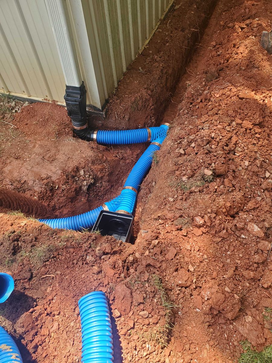 Drainage Design for Drain My lawn in Charlotte, NC