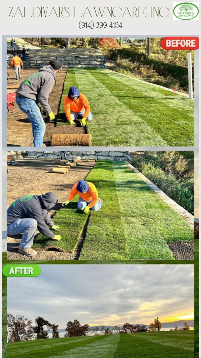Mowing for Zaldivar’s Lawn Care INC  in Peekskill, NY