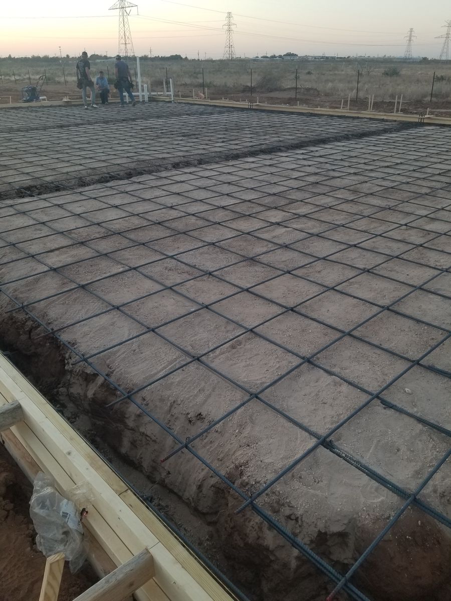 Framing for Shayne Prisk Construction in Midland, TX