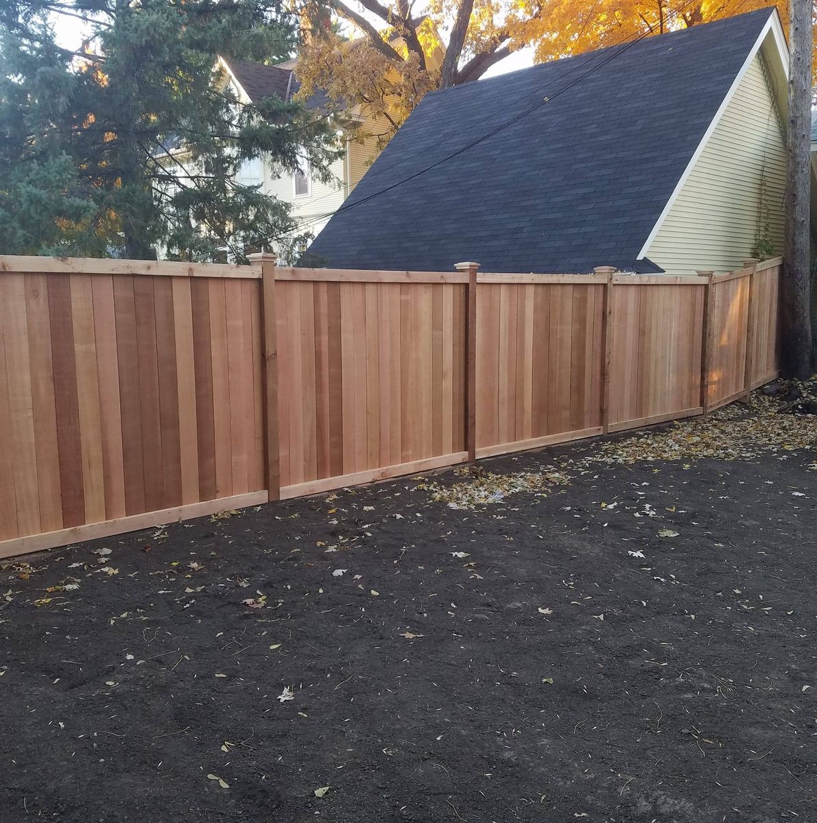 Wood Fence Installation for 321 Fence Inc. in Faribault, MN