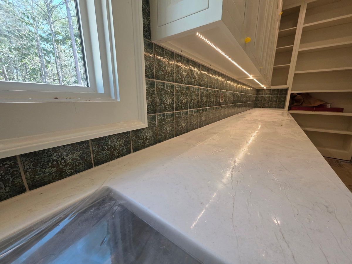 Custom tile work for RAL Construction LLC in Lee County, AL