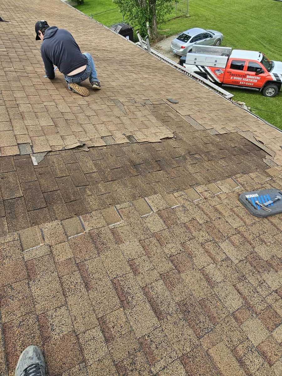 Roofing Repairs for Frontline Roofing & Home Services in Shelbyville, KY
