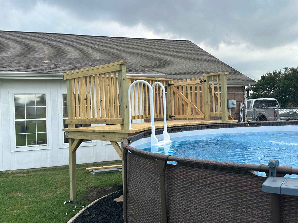 Deck Installation for Timberline Deck & Patio in Covington, TX