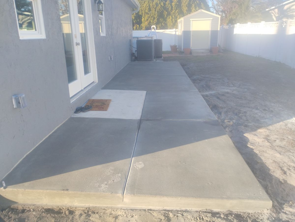 Patio Construction for Troiano Concrete & Masonry in Clearwater, FL