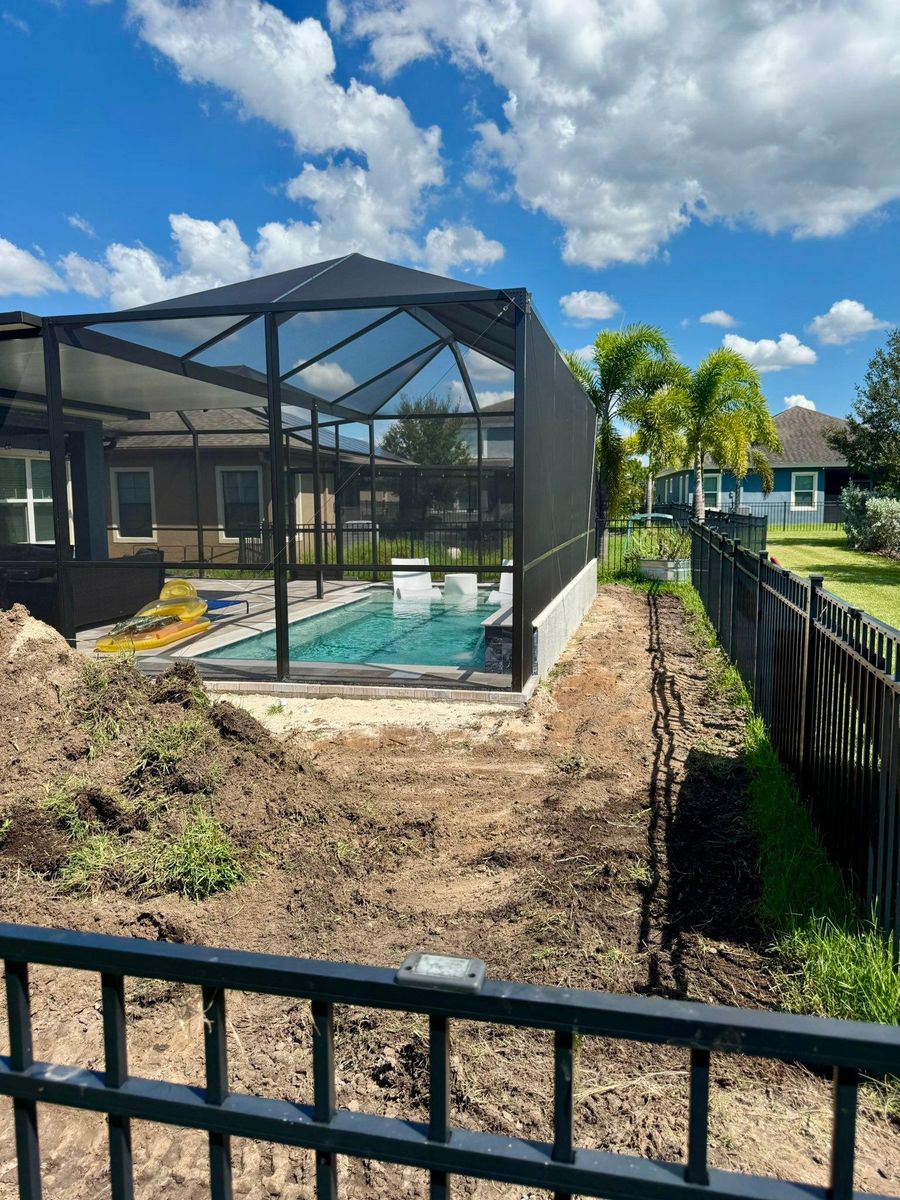 Land Grading for Shoreside Property Services in Apollo Beach, FL