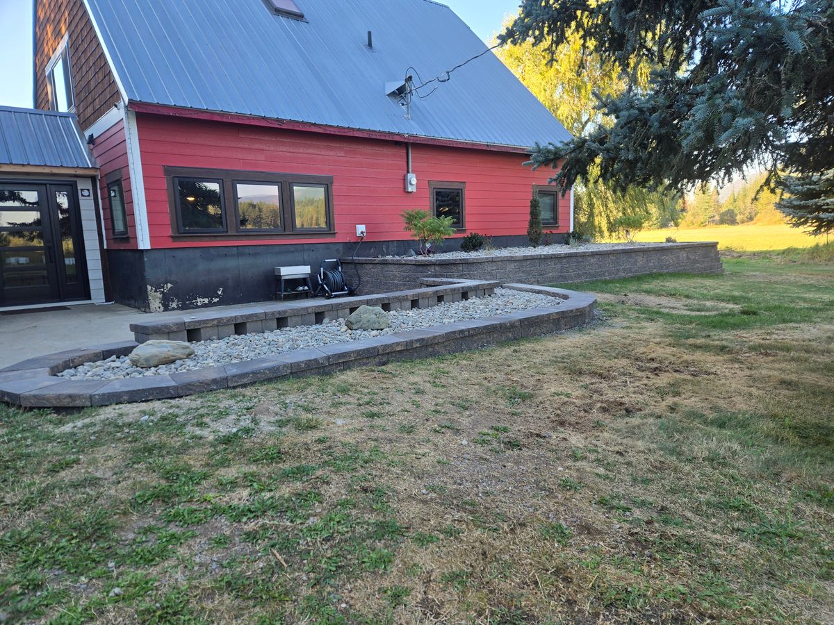 Retaining Wall for Ida-Home Hardscapes in Coeur d'Alene, ID