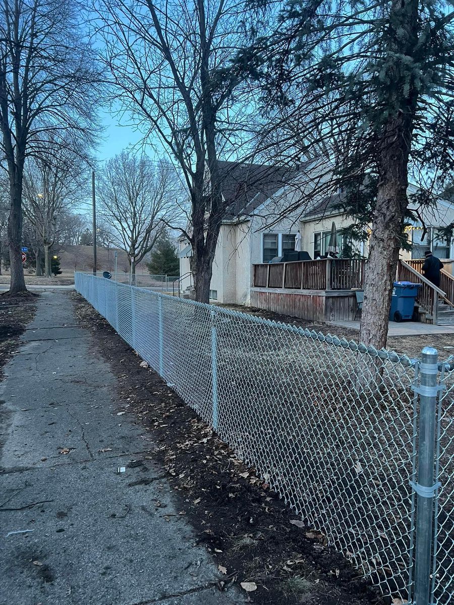 Chainlink Fence Installation for 321 Fence Inc. in Faribault, MN